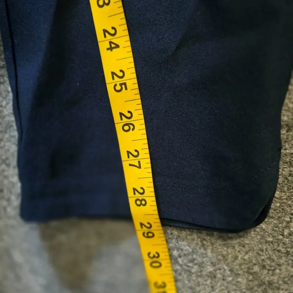 Lady Hagan Pants Womens Size Large Blue Pull On Ankle Golf Performance Casual - Picture 9 of 13